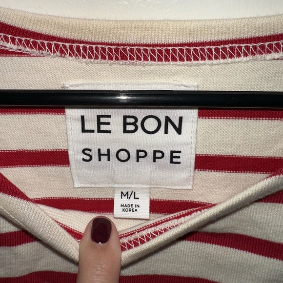 le bonne shoppe marseille boat neck top - Picture 2 of 3